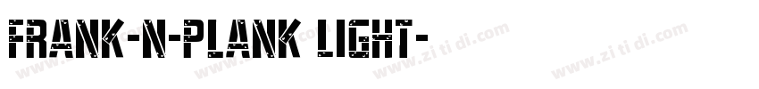 Frank-n-Plank Light字体转换
